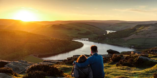 Bamford Edge sunset