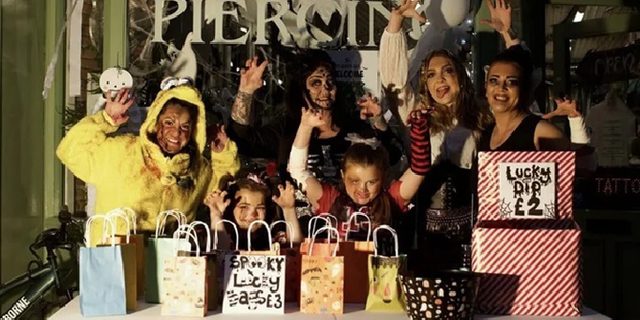 Halloween street party Derby