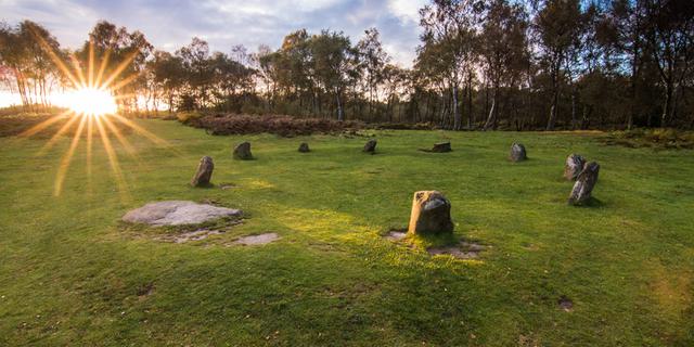 Nine ladies stone circle