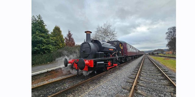 Halloween steam train journey through the Derwent Valley