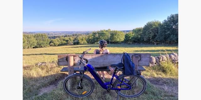 Rural Action Derbyshire Bike and bench landscape new