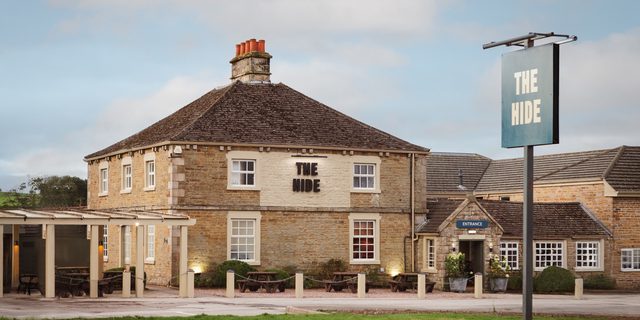 The Hide Hotel outside front